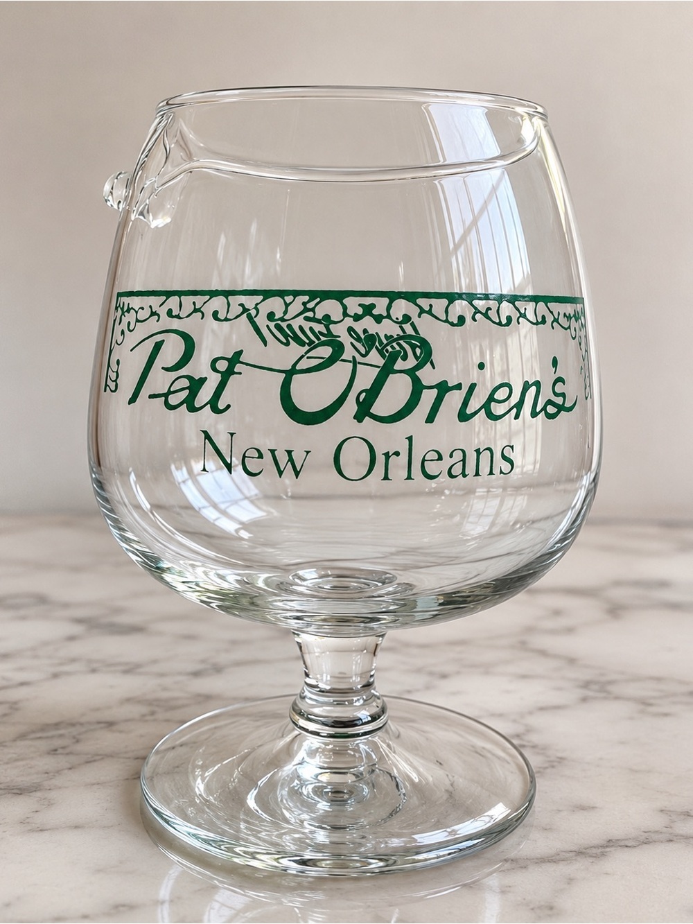 Pat O’Brien’s New Orleans | NWOT Vintage 60s Glass Souvenir Cocktail Glass (OS)